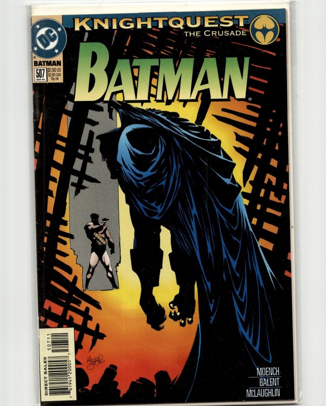 Batman #507 (DC Comics, 1994), raw, ungraded comic book — front cover
