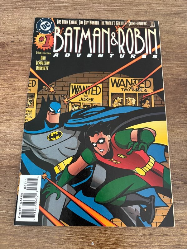Batman & Robin Adventures #1 (DC Comics, 1998), raw comic book in NM condition — front cover