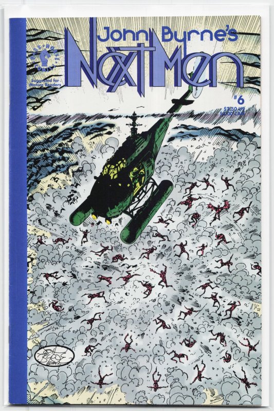 John Byrne's Next Men #6 (Dark Horse Comics, 1992), raw, ungraded comic book — front cover
