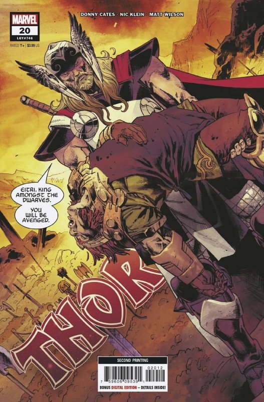 Thor #20 (Marvel Comics, 2020), raw comic book in NM condition — front cover