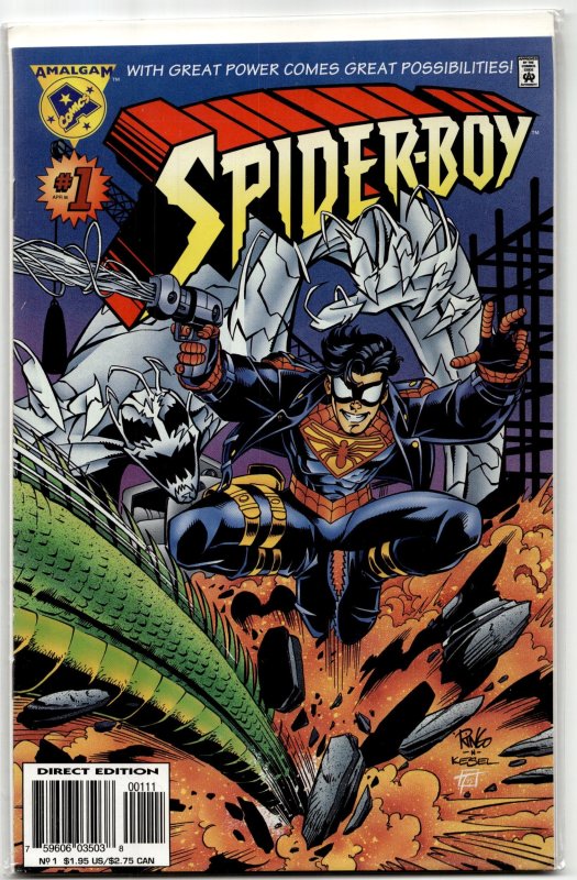 Spider-Boy (1996) Spider-Boy (Marvel Comics, 1996), raw, ungraded comic book — front cover