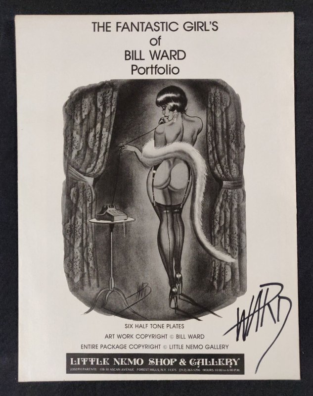 The Fantastic Girl’s of Bill Ward Portfolio Six Half Tone Pin Ups Signed, raw, ungraded comic book — front cover