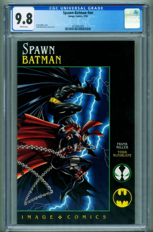 Spawn-Batman--1994--CGC 9.8--comic Book--DC--Image--4254922005, CGC 9.8 graded comic book, Universal Blue label — front cover in its holder