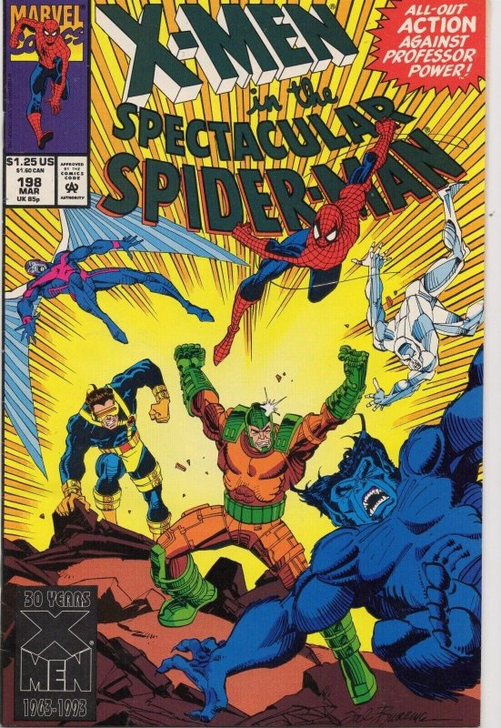 The Spectacular Spider-Man #208 (Marvel Comics, 1993), raw comic book in VF- 7.5 condition — front cover