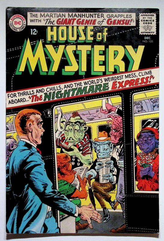 House of Mystery #155 (DC Comics, 1965), raw, ungraded comic book — front cover
