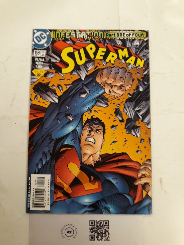 Superman #169 (DC Comics, 1964), raw comic book in NM condition — front cover