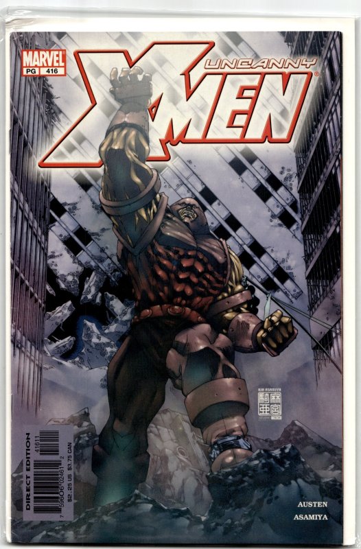 The Uncanny X-Men #416 (Marvel Comics, 2003), raw, ungraded comic book — front cover