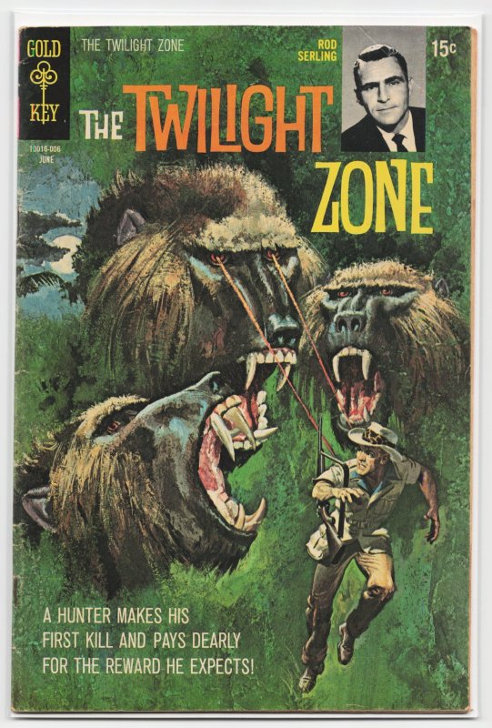 Twilight Zone #33 (1970), raw, ungraded comic book — front cover