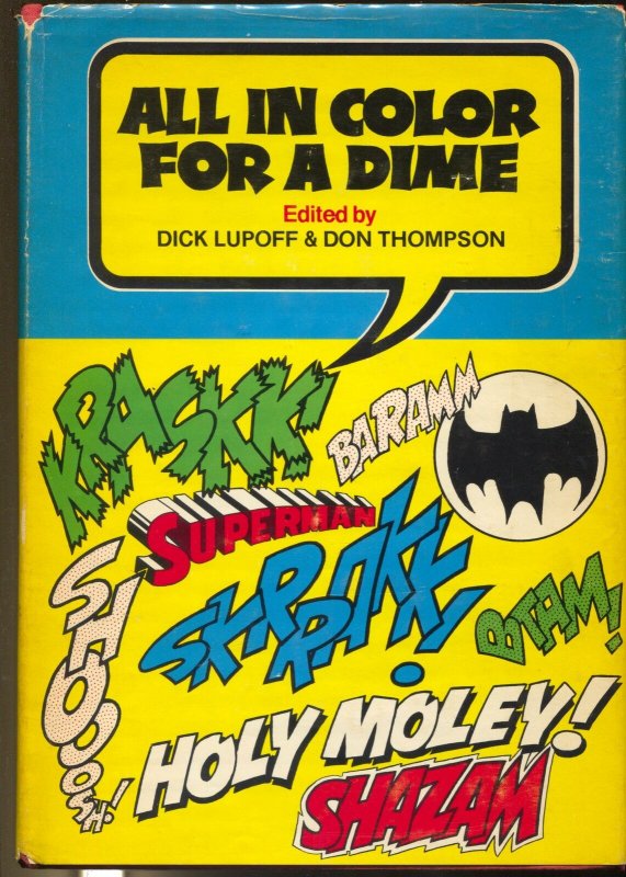 All in Color for a Dime 1970-1st Edition Hardback-Harlan Ellison-Superman-VG (1970), raw comic book in VG condition — front cover