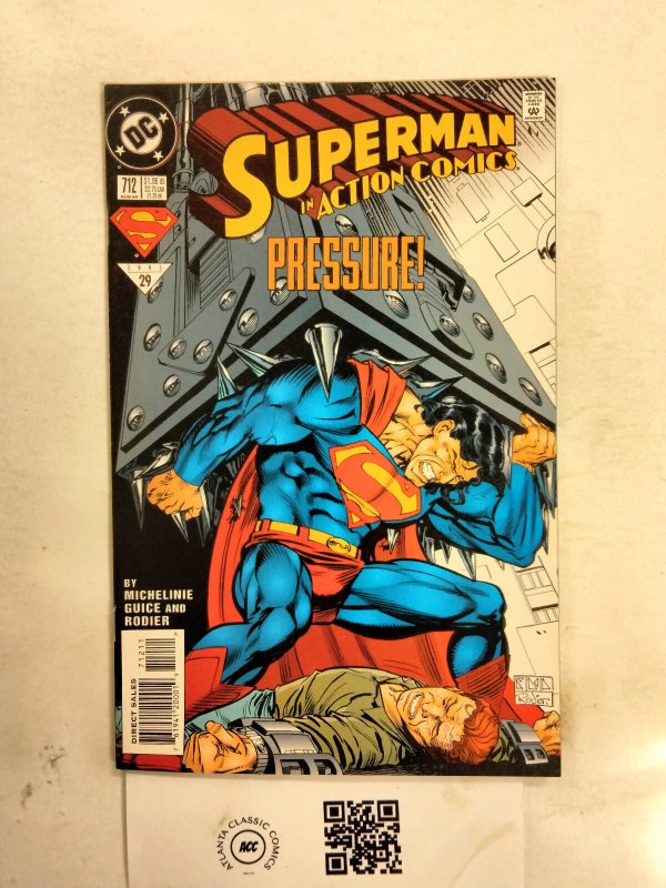 Action Comics #712 (DC Comics), raw comic book in NM condition — front cover