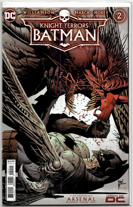 Knight Terrors: Batman #2 (DC Comics, 2023), raw, ungraded comic book — front cover