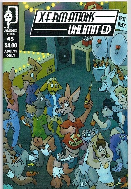 Xfrmations Unlimited #5, raw, ungraded comic book — front cover