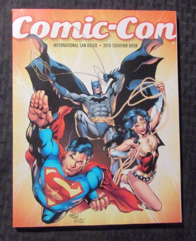 2010 San Diego Comic-Con Souvenir Book SC VF 8.0 Batman Superman Wonder Woman (2010), raw comic book in VF 8.0 condition — front cover