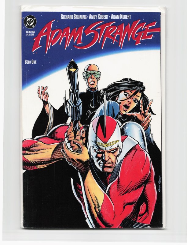 Adam Strange #1 (DC Comics, 1990), raw, ungraded comic book — front cover