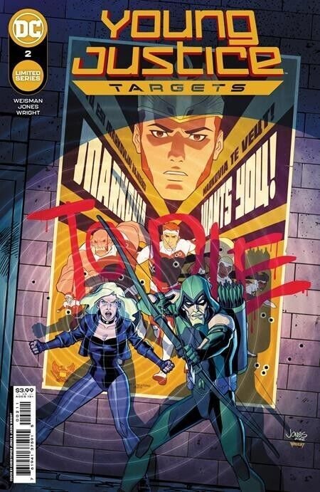 Young Justice: Targets #2 (2022), raw comic book in NM condition — front cover