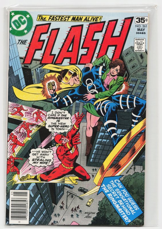 The Flash #261 (DC Comics, 1978), raw, ungraded comic book — front cover