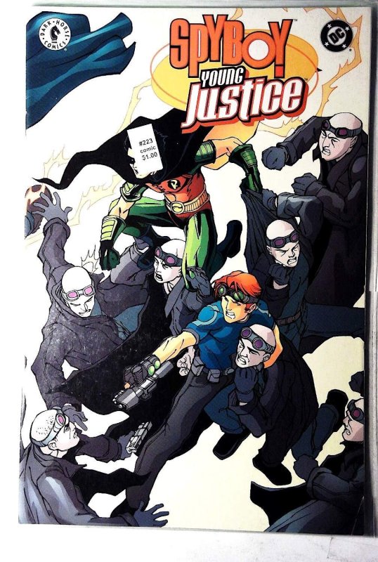 Spyboy/Young Justice #1 (DC Comics, 2002), raw, ungraded comic book — front cover