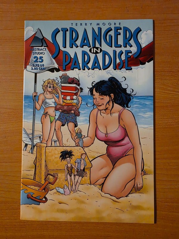 Strangers in Paradise #25 (1999), raw comic book in NM condition — front cover