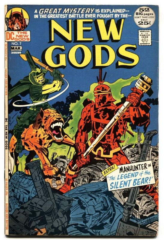New Gods #7 (DC Comics, 1972), raw, ungraded comic book — front cover