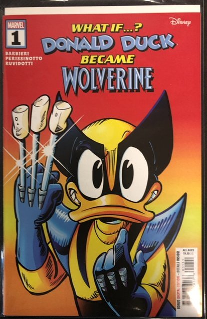 What If...? Donald Duck Became Wolverine (2024) (2024), raw, ungraded comic book — front cover