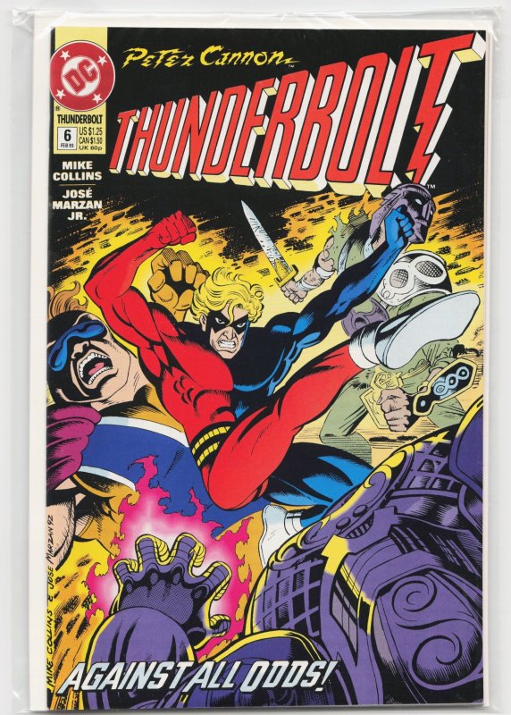 Peter Cannon - Thunderbolt #6 (1993), raw, ungraded comic book — front cover