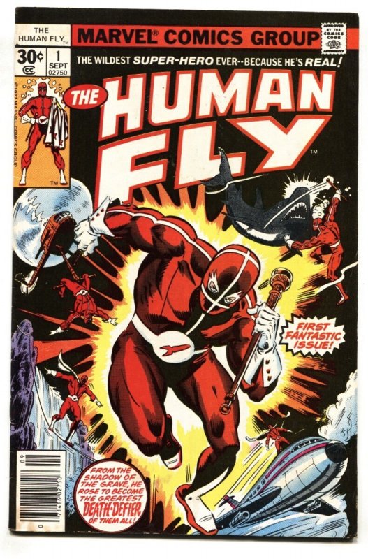 Human Fly #1 - 1977 - Marvel - VG+ - Comic Book (Marvel Comics, 1977), raw comic book in VG+ condition — front cover