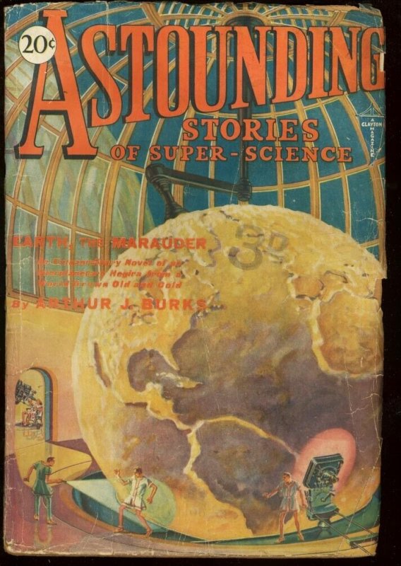 Astounding Stories--July 1930--Pulp Magazine--Clayton--G/VG (1930), raw comic book in VG condition — front cover