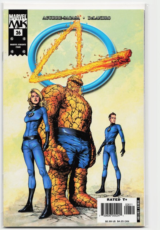 Marvel Knights: 4 #26 (Marvel Comics, 2006), raw, ungraded comic book — front cover