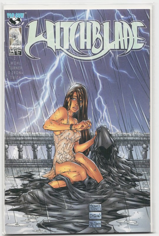 Witchblade #14 (Top Cow, 1997), raw, ungraded comic book — front cover