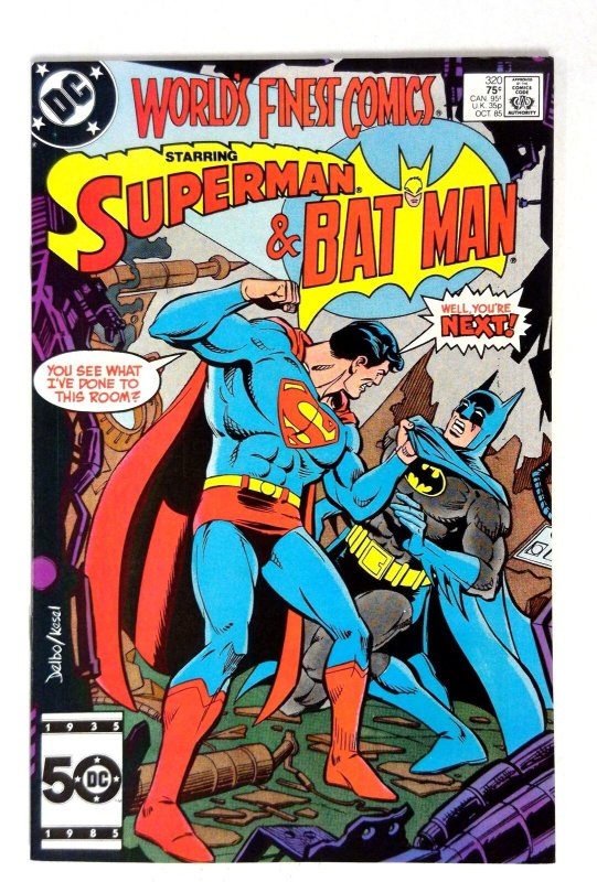 World's Finest Comics #320 (DC Comics, 1985), raw comic book in NM- condition — front cover