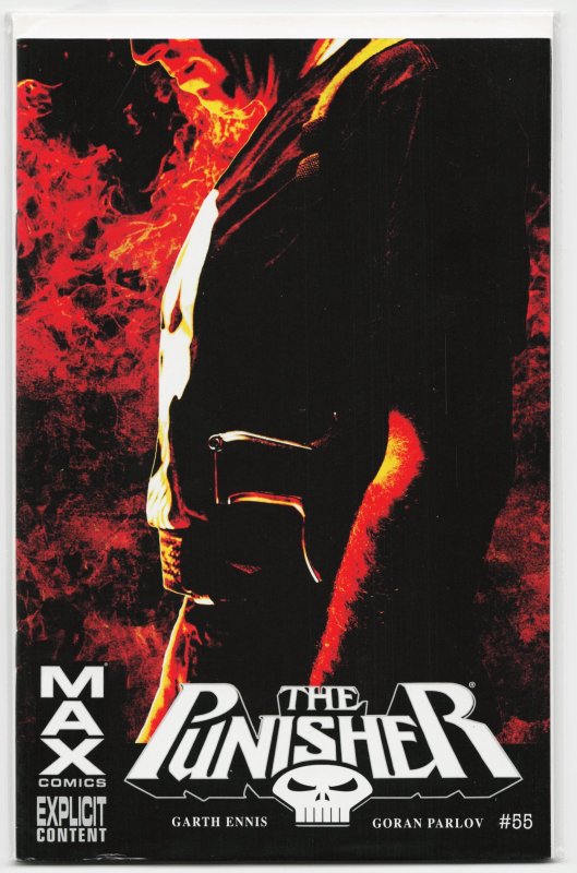 The Punisher #55 (Marvel Comics, 2008), raw, ungraded comic book — front cover