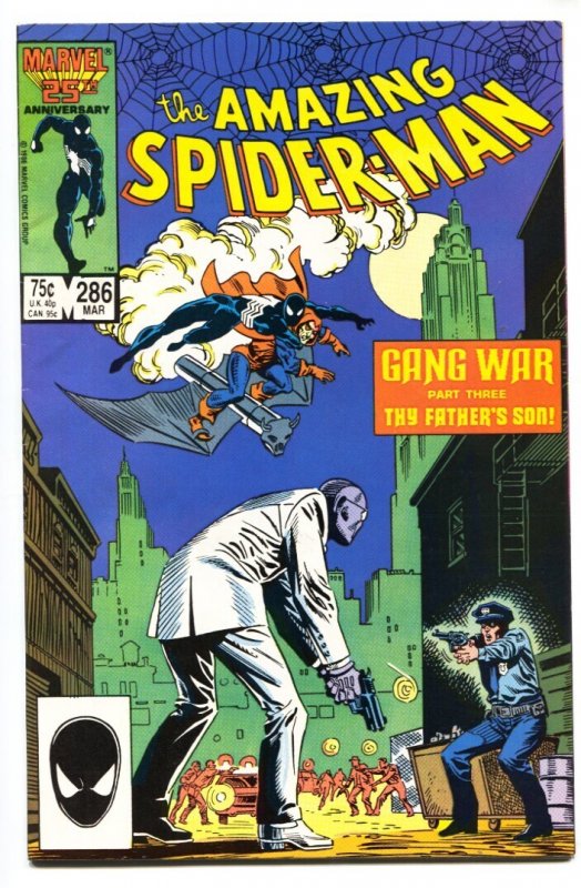 Amazing Spider-Man #286 (Marvel Comics, 1986), raw comic book in VF/NM condition — front cover