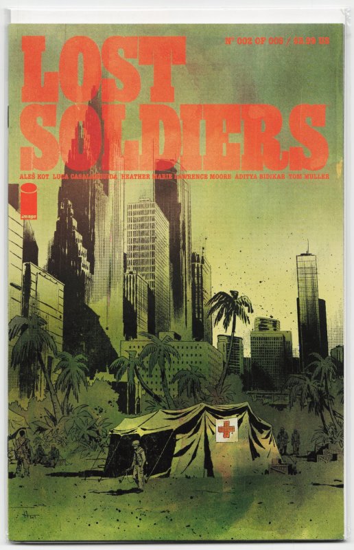 Lost Soldiers #2 (AWA Studios, 2020), raw, ungraded comic book — front cover