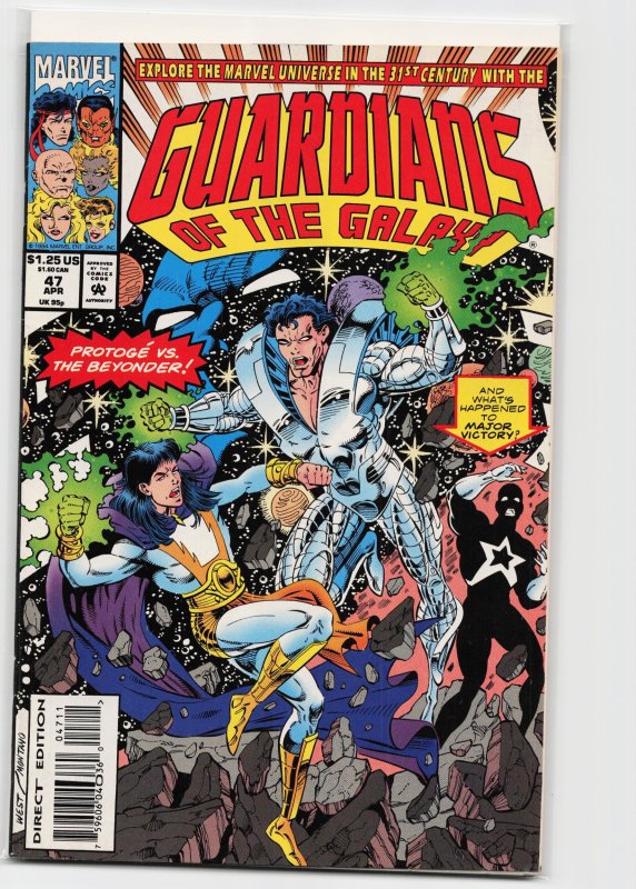 Guardians of the Galaxy #47 (Marvel Comics, 1994), raw, ungraded comic book — front cover