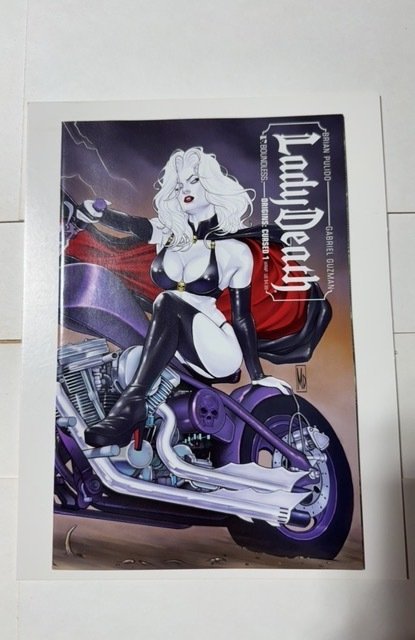 Lady Death Origins Cursed #1, raw comic book in NM condition — front cover