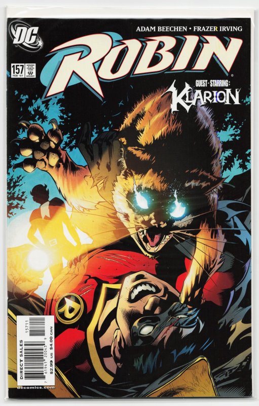 Robin #157 (DC Comics, 2007), raw, ungraded comic book — front cover