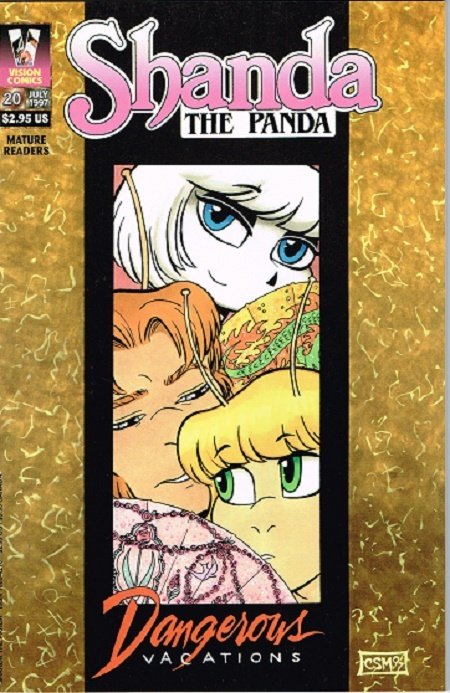 Shanda the Panda #20 (1995), raw, ungraded comic book — front cover