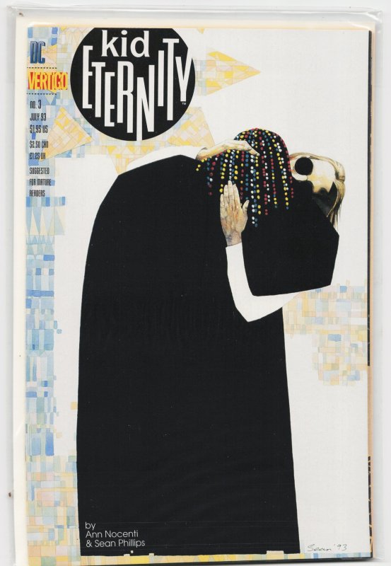 Kid Eternity #3 (DC Comics, 1993), raw, ungraded comic book — front cover