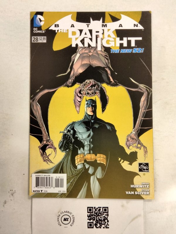 Batman the Dark Knight #28 (DC Comics), raw comic book in NM condition — front cover