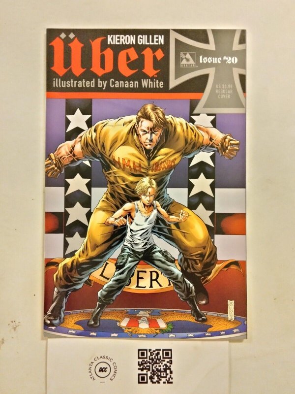 Uber #20, raw comic book in NM condition — front cover
