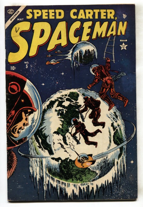 Spaceman #5 (1953), raw, ungraded comic book — front cover