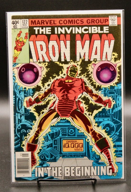 Iron Man #122 (Marvel Comics, 1979), raw, ungraded comic book — front cover