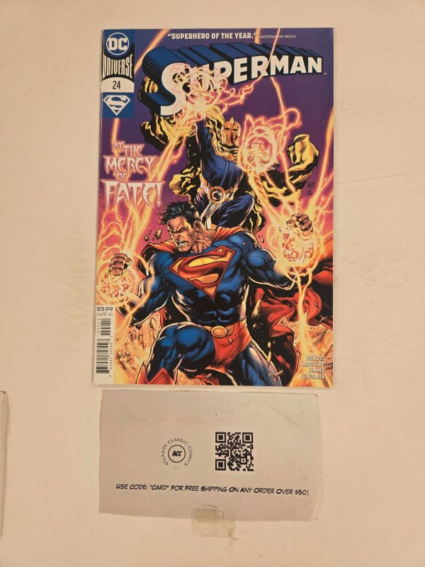 Superman #24 (DC Comics), raw comic book in NM condition — front cover