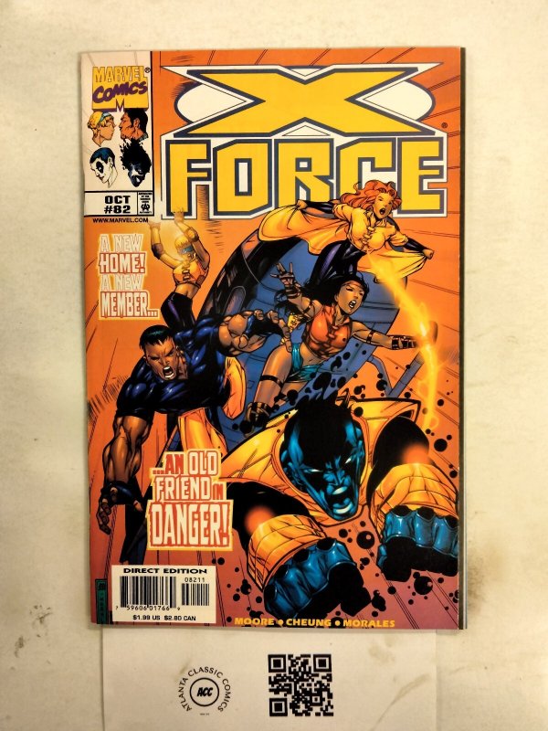X-Force #82 (Marvel Comics), raw comic book in NM condition — front cover