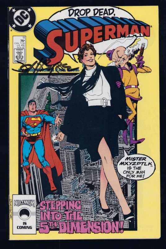 Superman #11 (DC Comics, 1987), raw comic book in 9.2 condition — front cover