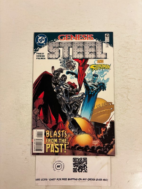 Steel #43 (DC Comics), raw comic book in NM condition — front cover