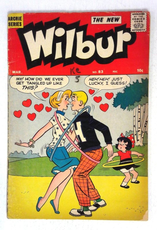 Wilbur #83 (1959), raw comic book in VG condition — front cover
