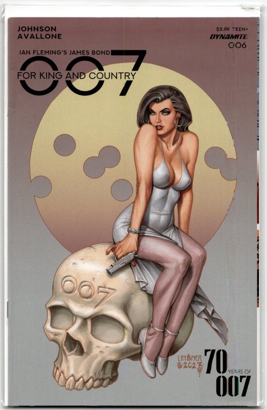 James Bond: 007, for King and Country #6 (Dynamite Entertainment, 2023), raw, ungraded comic book — front cover