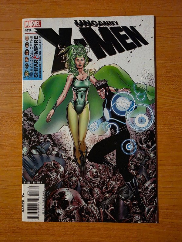 Uncanny X-Men #478 (Marvel Comics, 2006), raw comic book in VF condition — front cover