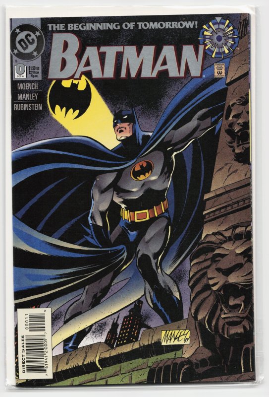 Batman #0 (DC Comics, 1994), raw, ungraded comic book — front cover